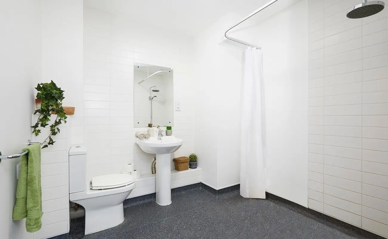 Bathroom in an Accessible Studio Premium Range 4
