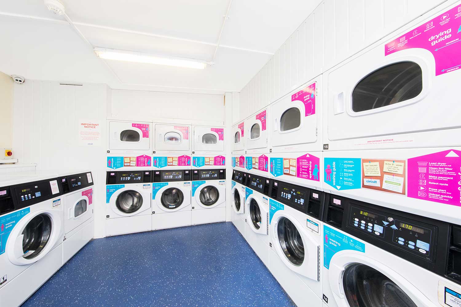 Laundry room at Castle Court