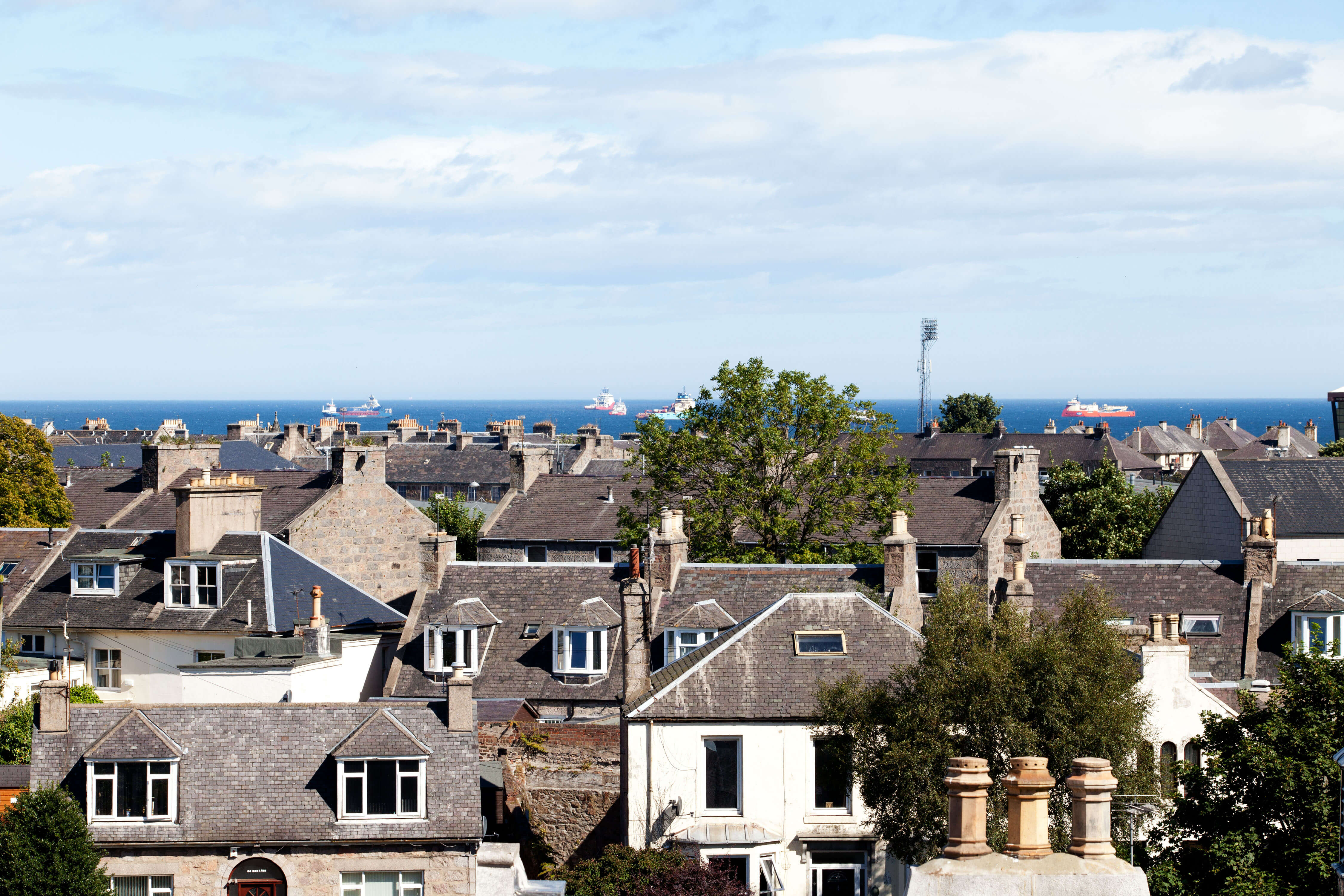 View from Causeway view roof terrace