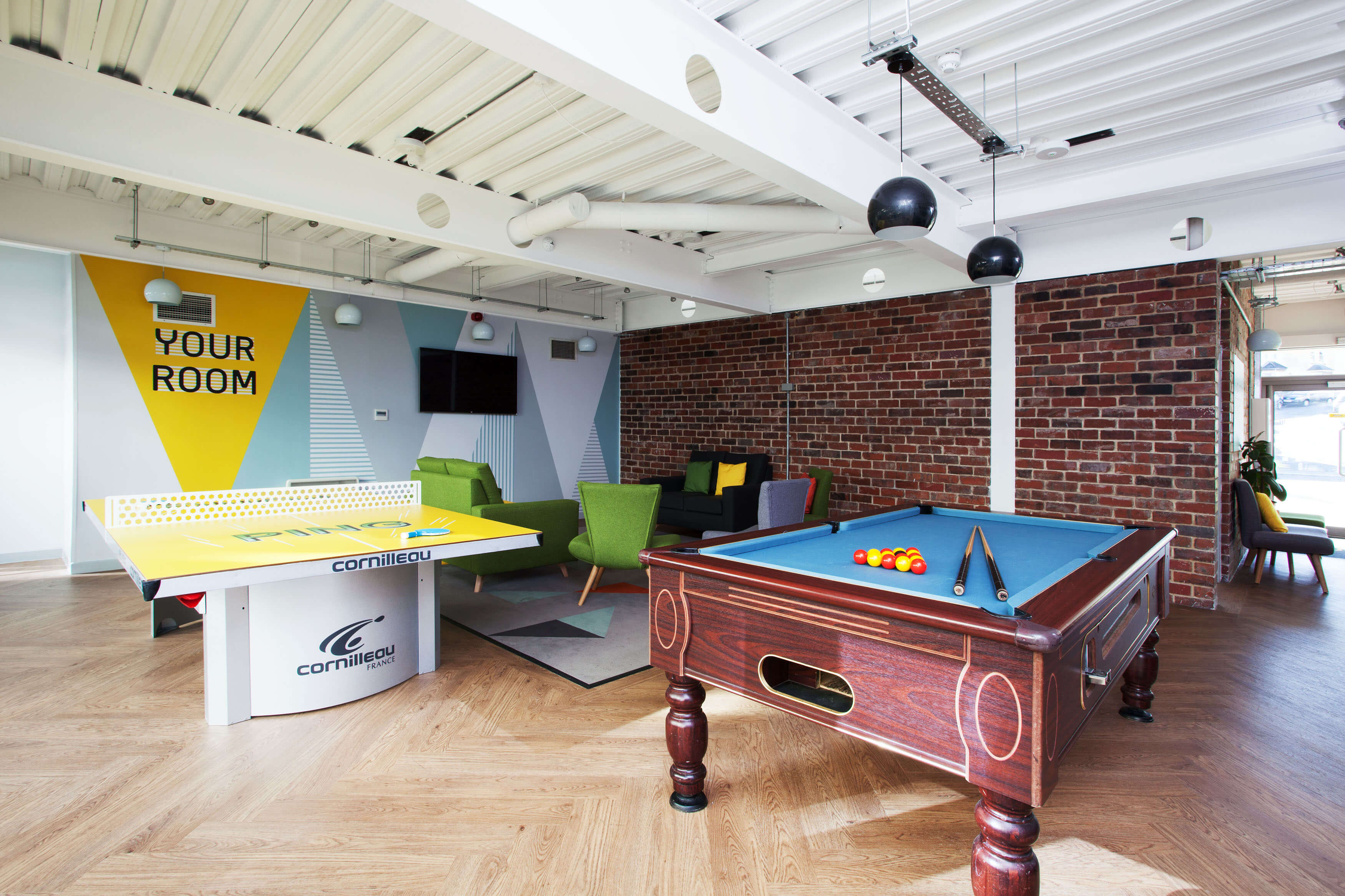 Pool & foosball table