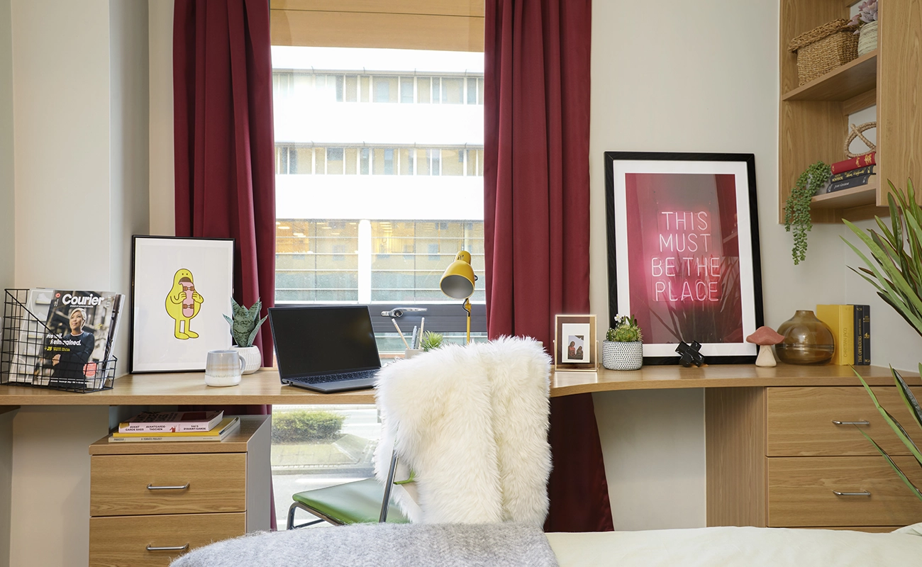 Study space in an Ensuite Classic room