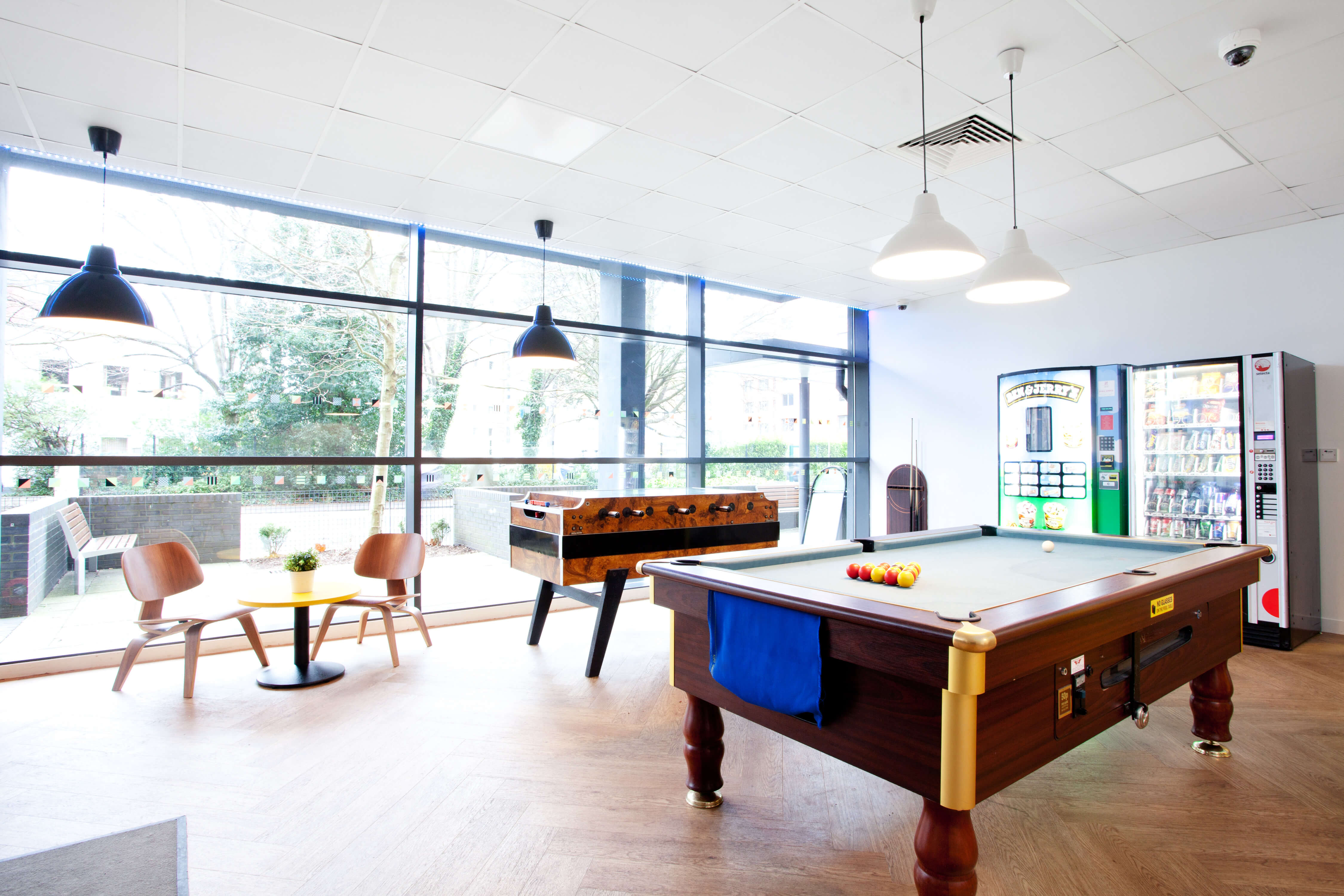 Games tables in common room