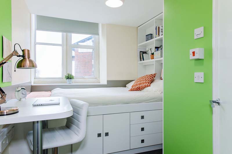 Classic En-suite room at Cathedral Park in Bristol, Unite Students accommodation