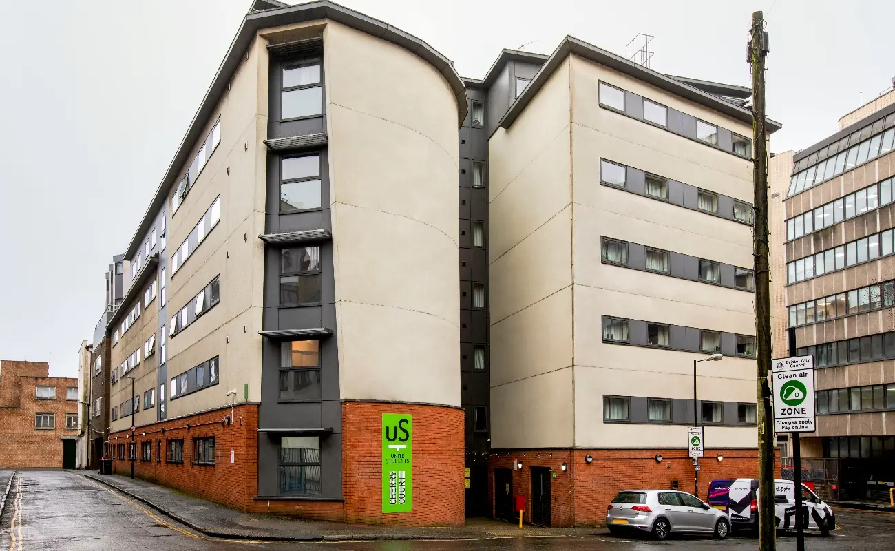 Exterior of the Cherry Court building