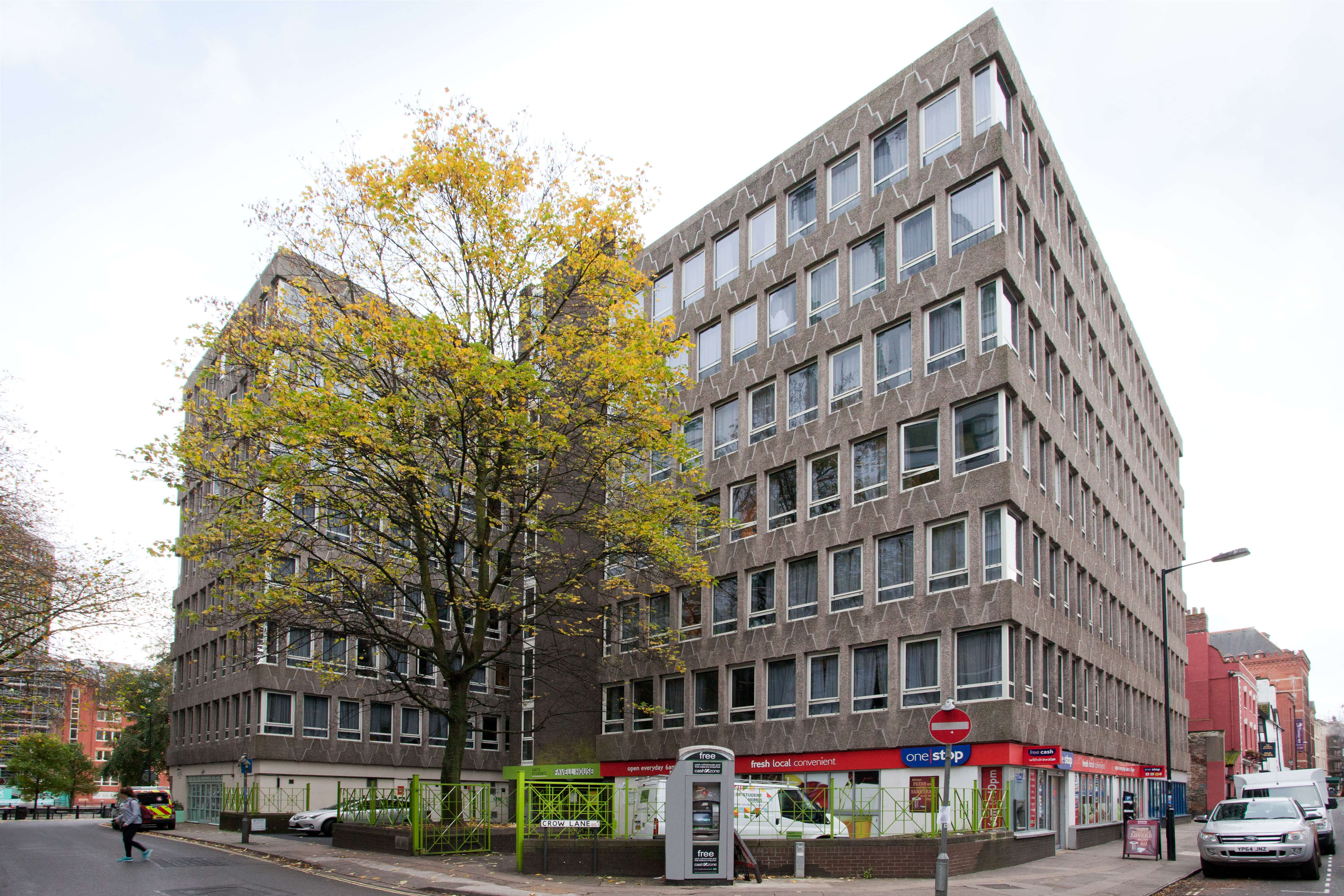 Exterior of Favell House building