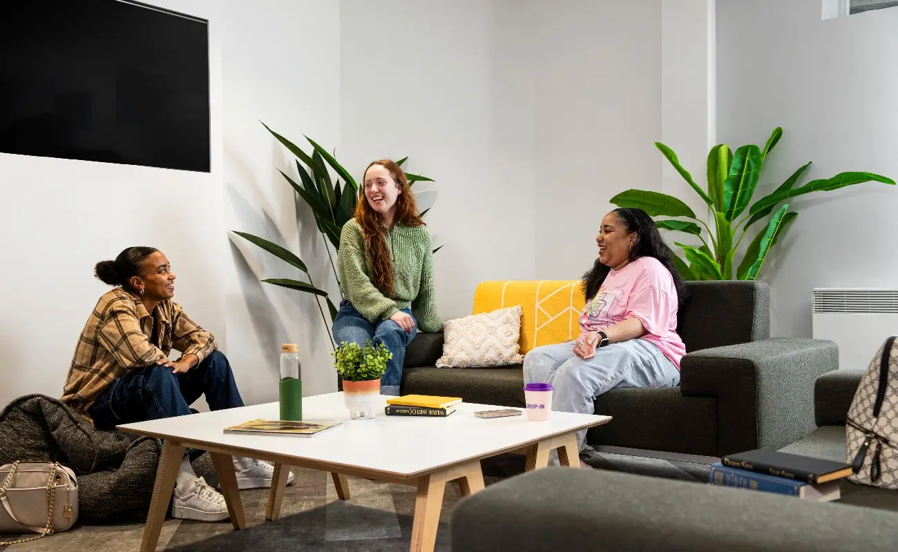 Students in the common room