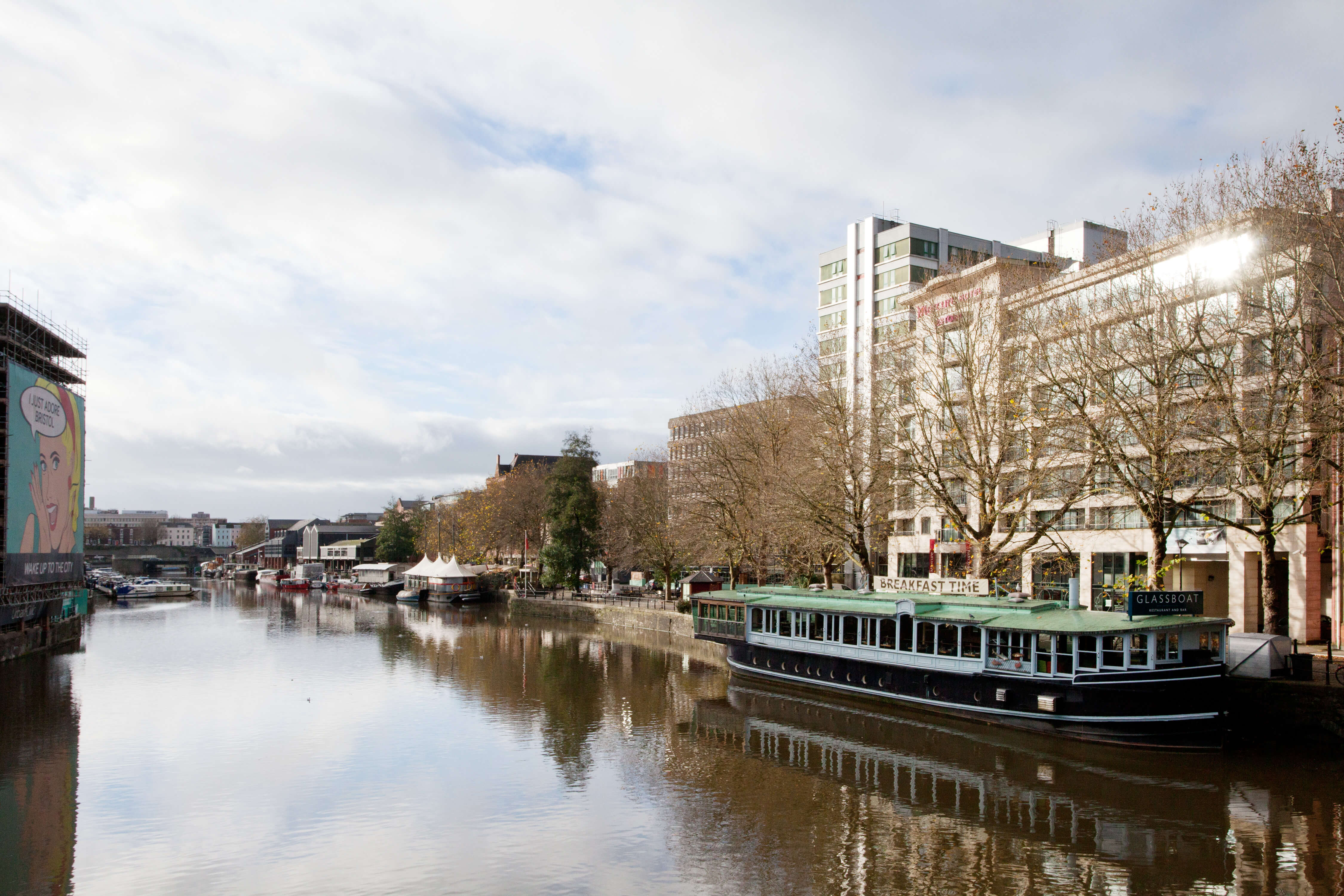 A canal and a boat