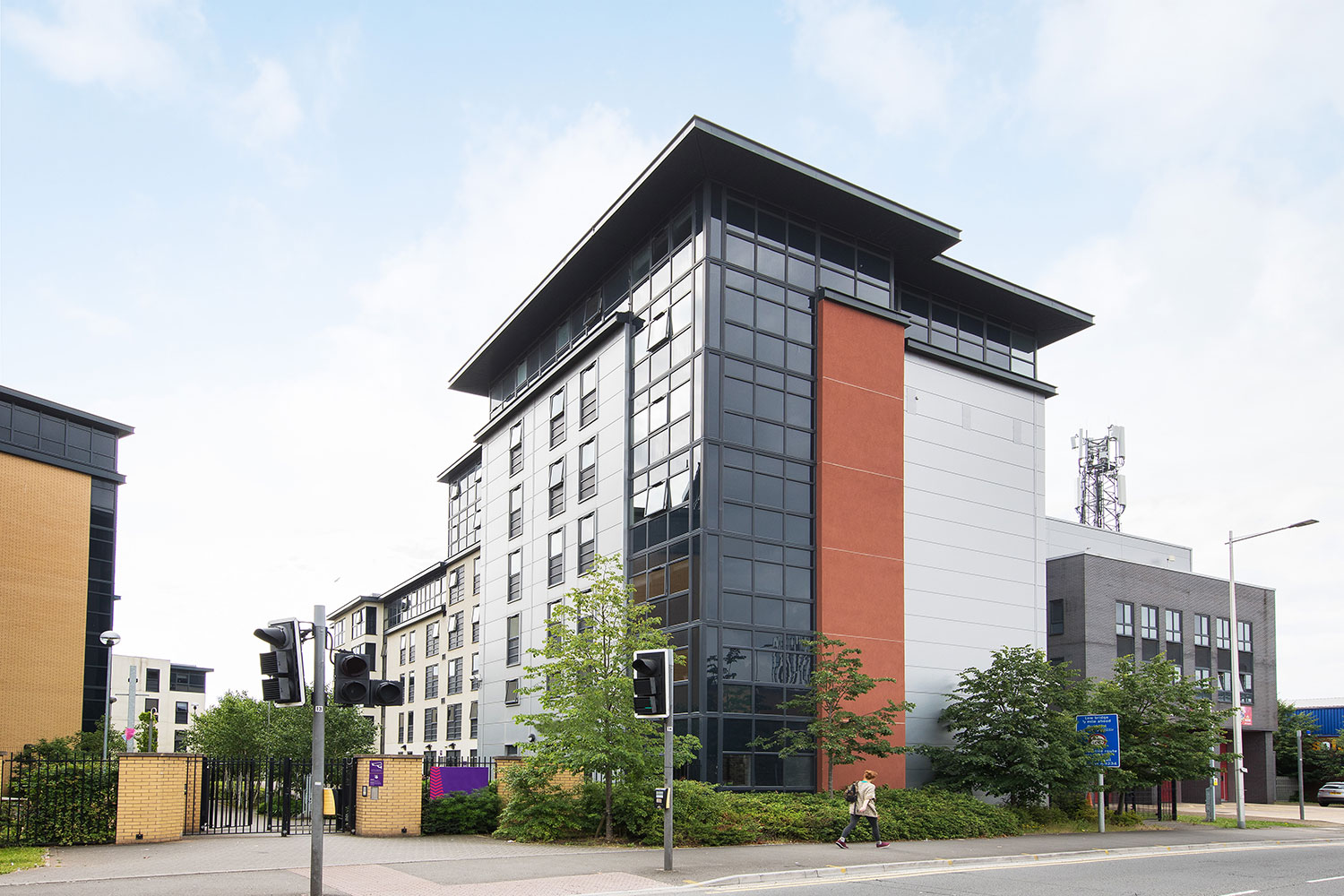 Unite Students accommodation at Adam Street Gardens in Cardiff