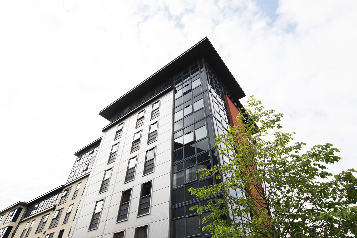 Unite Students accommodation at Adam Street Gardens in Cardiff