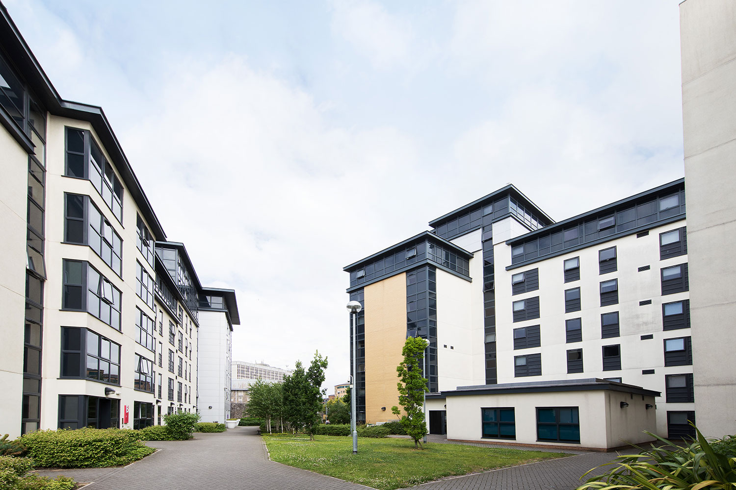 Unite Students accommodation at Adam Street Gardens in Cardiff
