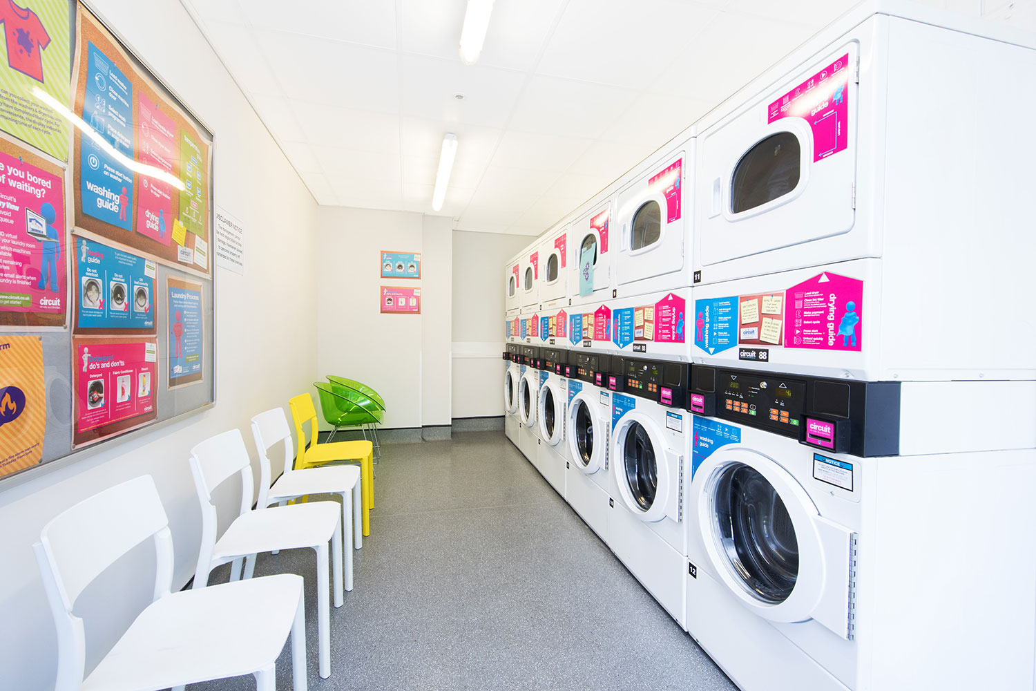 Laundry room at Adam Street Gardens