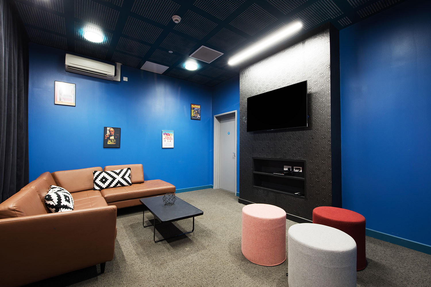 Cinema room at Blackweir Lodge