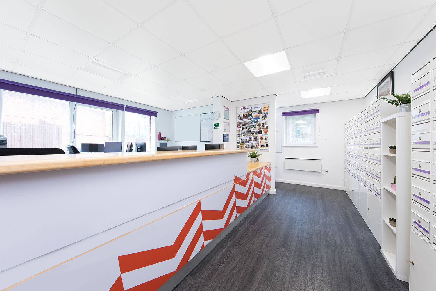 Reception area at Cambrian Point