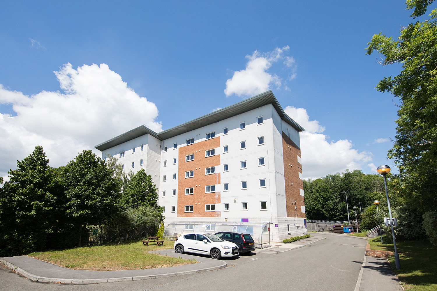 Unite Students accommodation at Clodien House in Cardiff