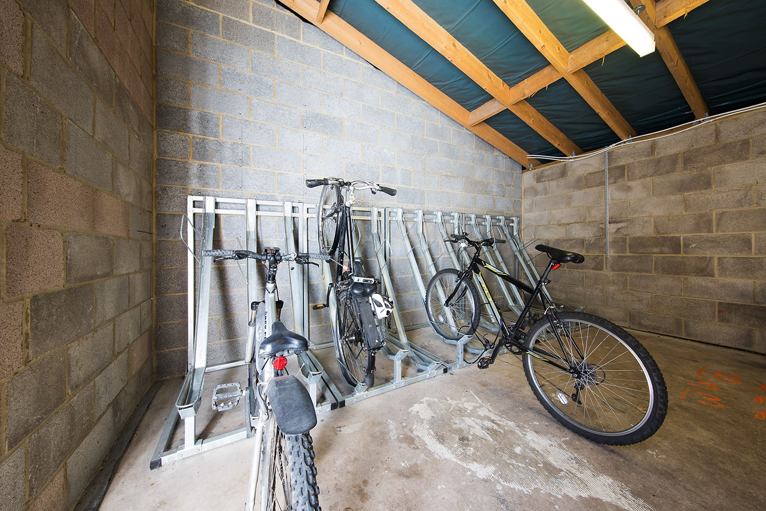 Bike storage at North Court