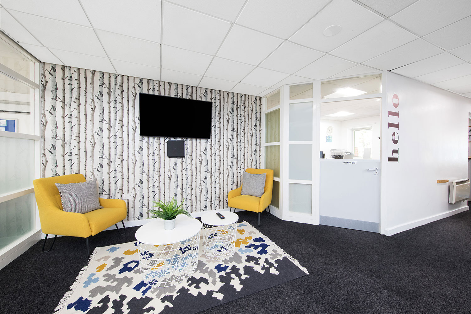 Reception area at Severn Point
