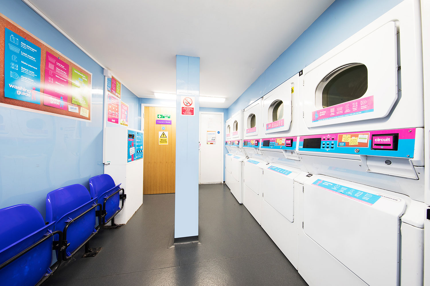Laundry room at The Bakery