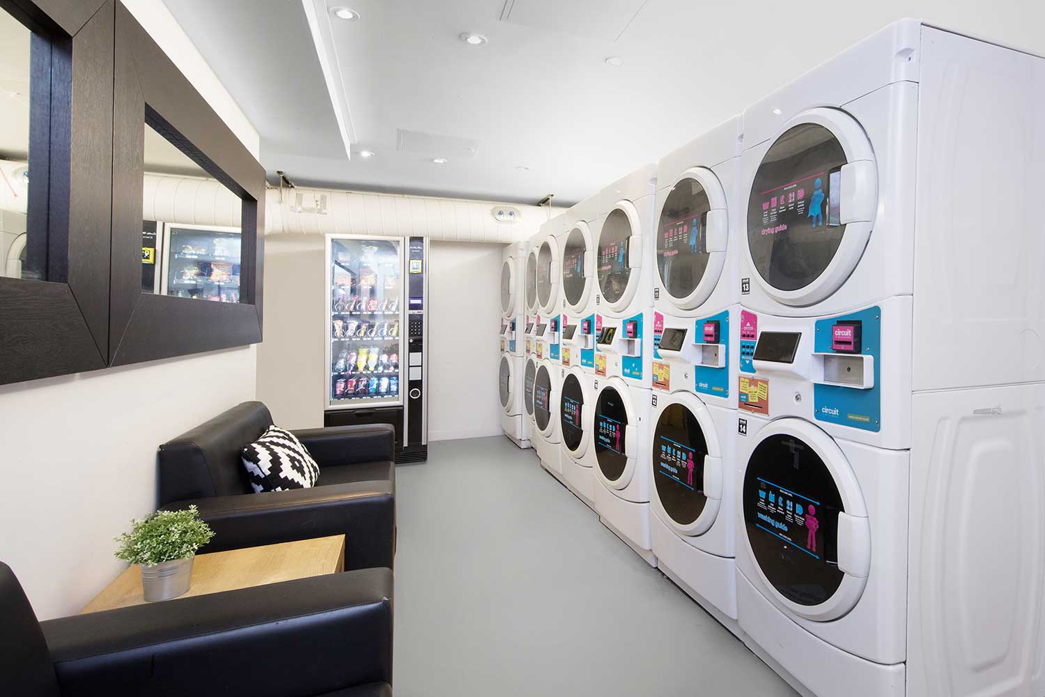 Laundry room at Queen's Park House