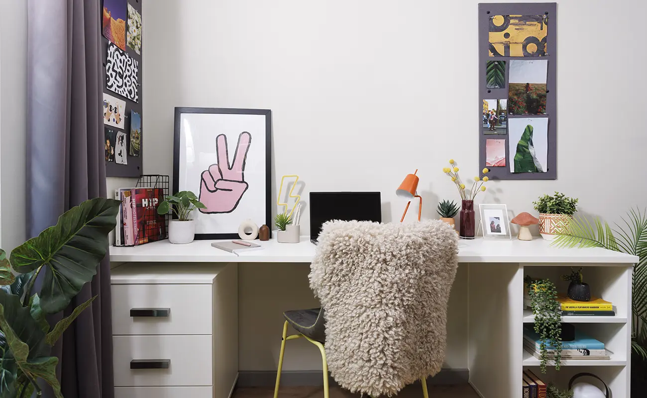 Study space in an Ensuite Classic