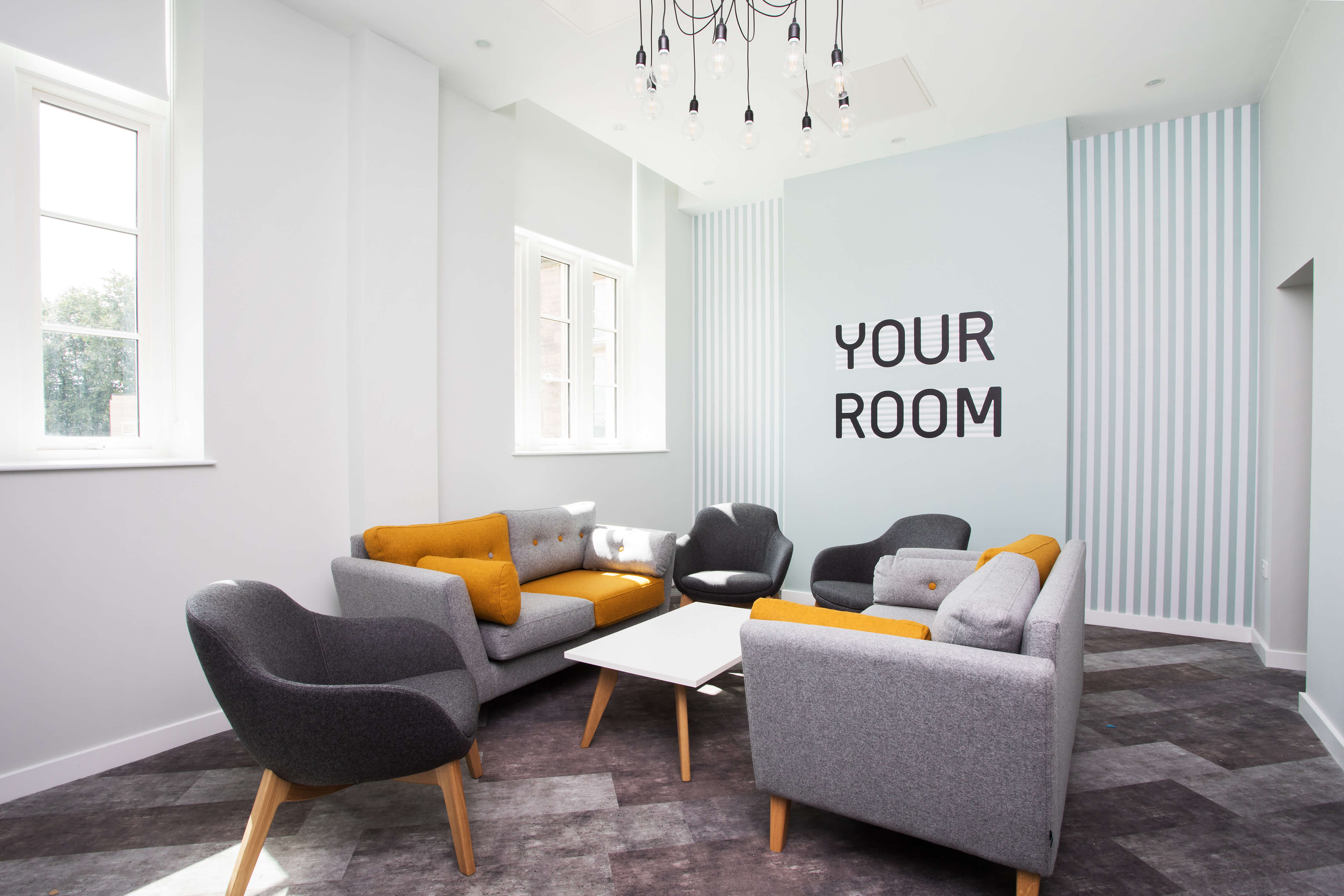 Common room at Rushford Court