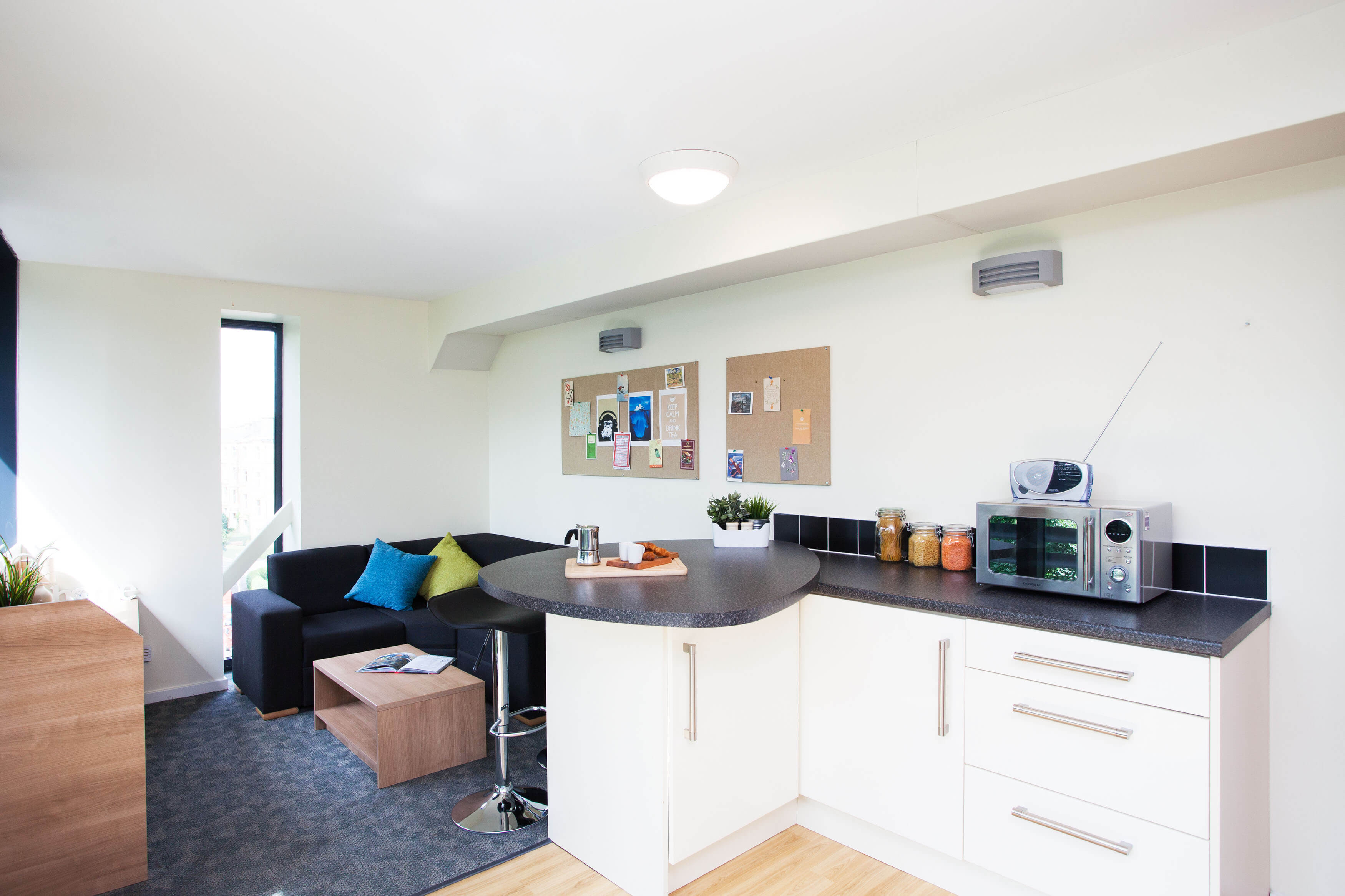 Shared kitchen area at Chalmers Street
