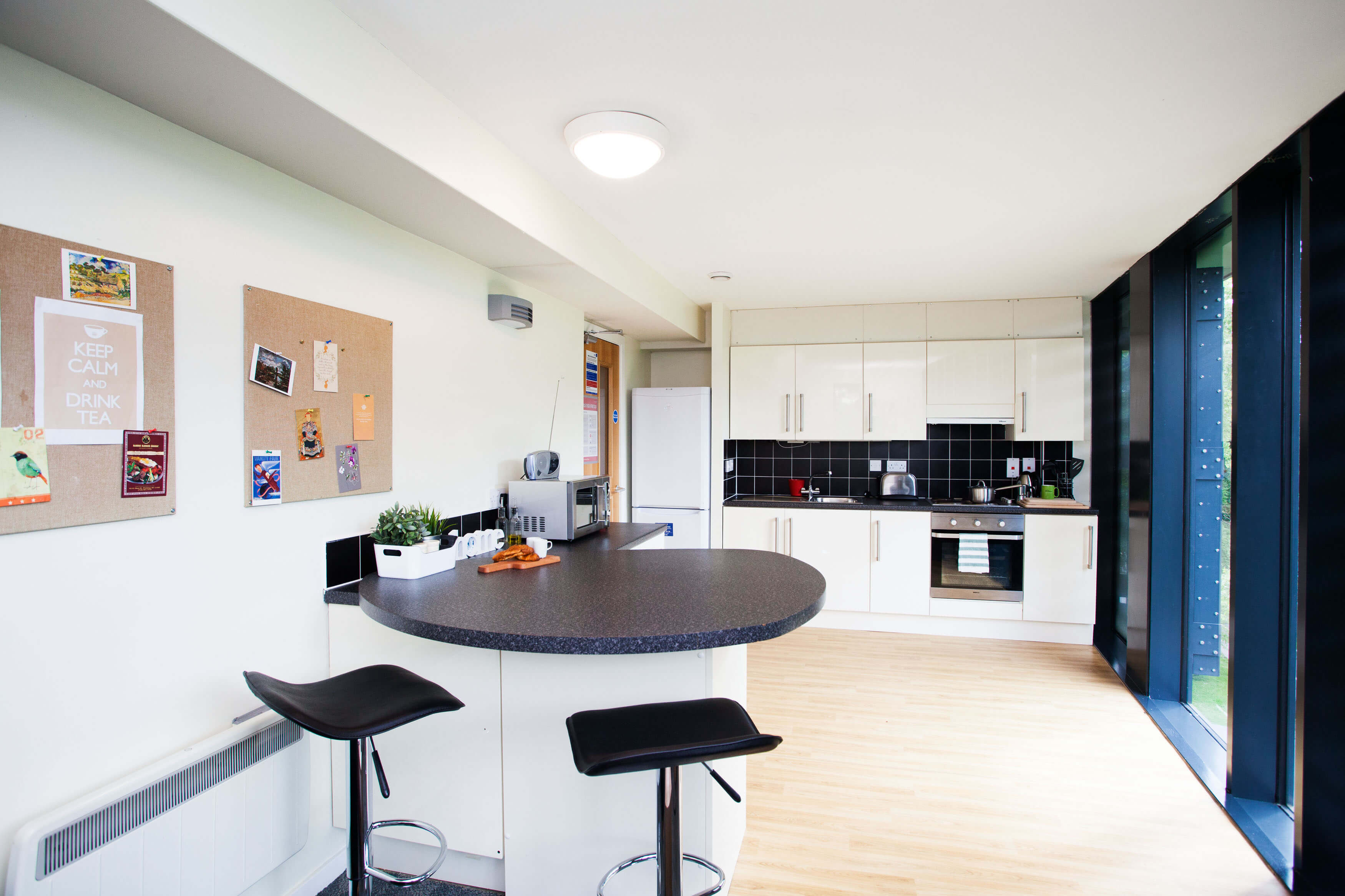 Shared kitchen area at Chalmers Street