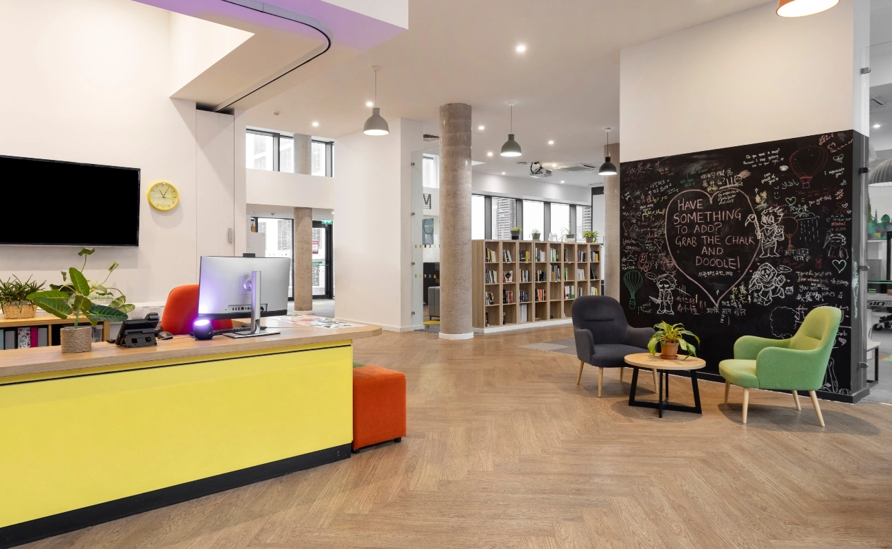 Reception area