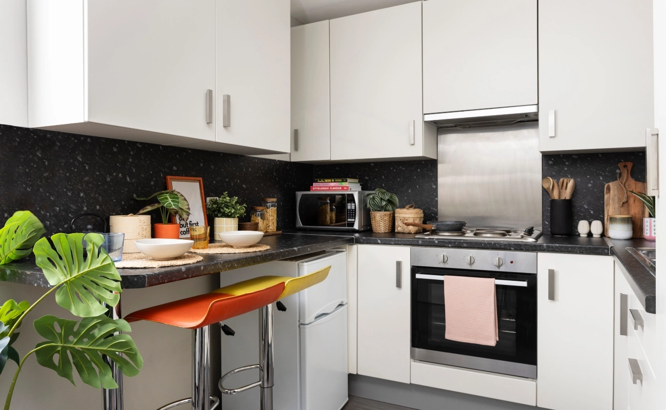 Kitchen in a Twin Studio
