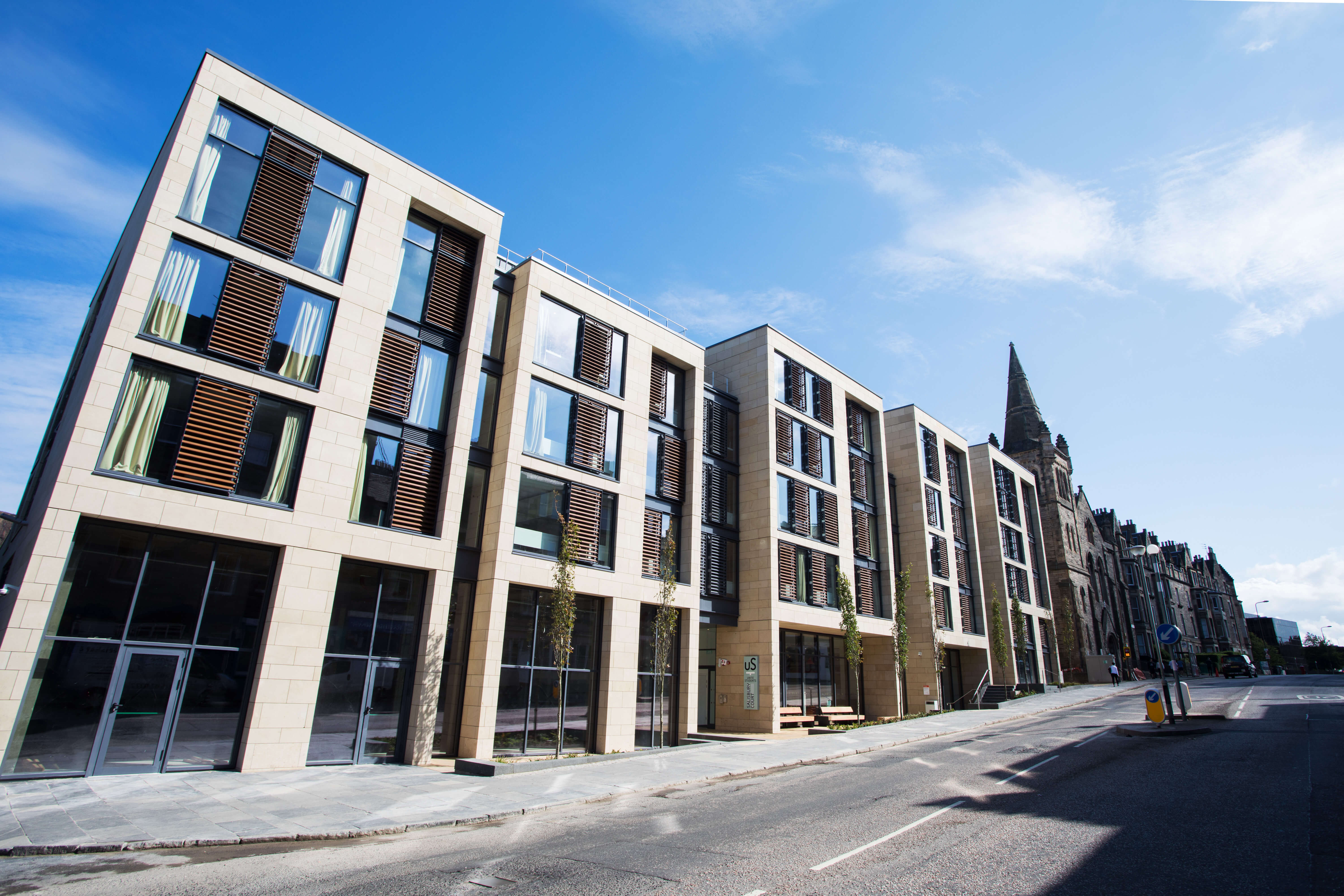 Unite Students accommodation at Salisbury Court in Edinburgh
