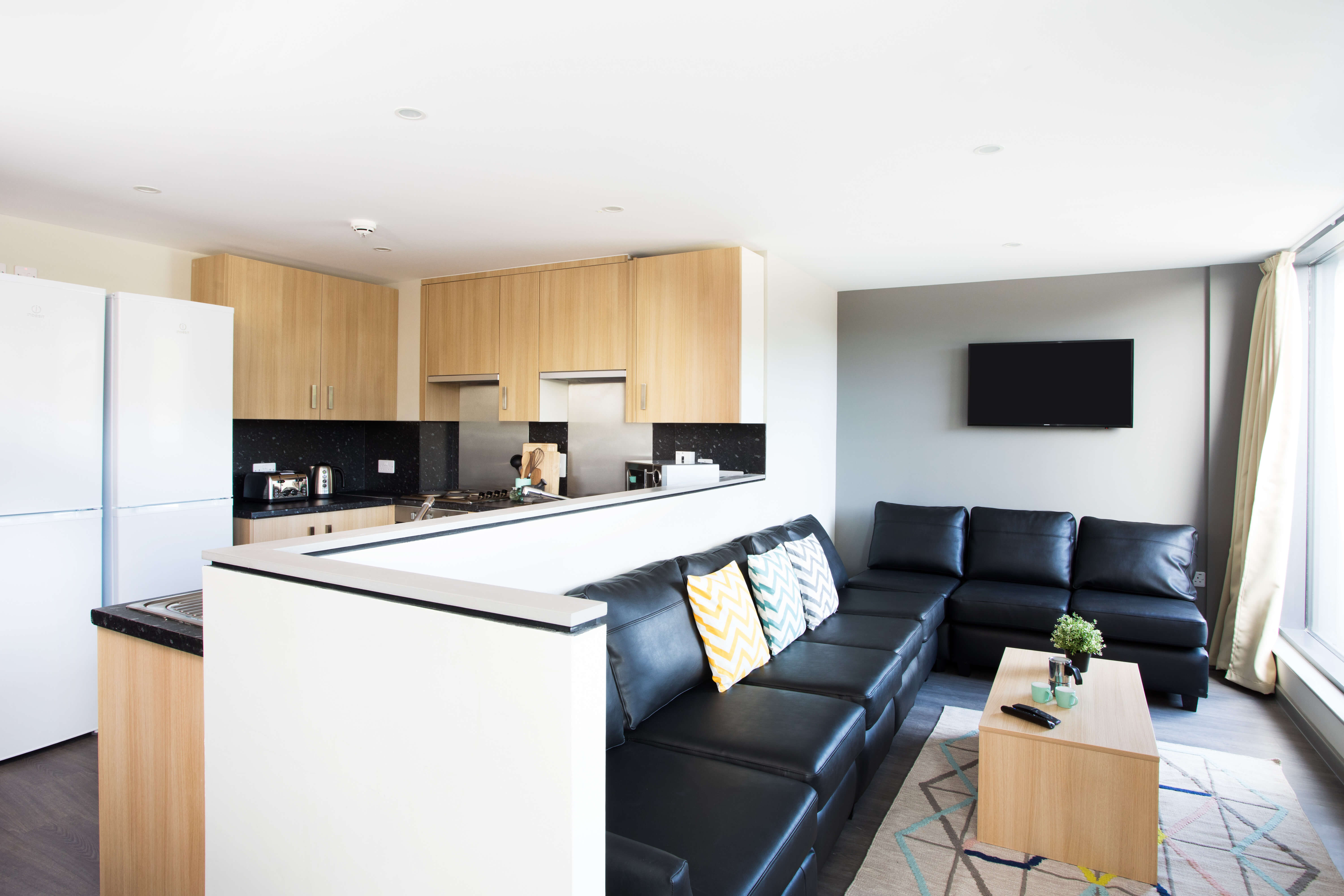 Shared kitchen area at Salisbury Court