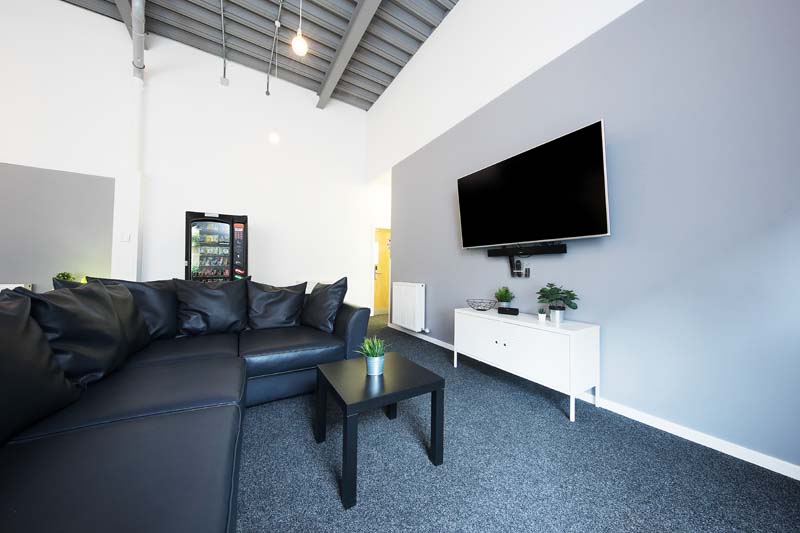 Common room TV area