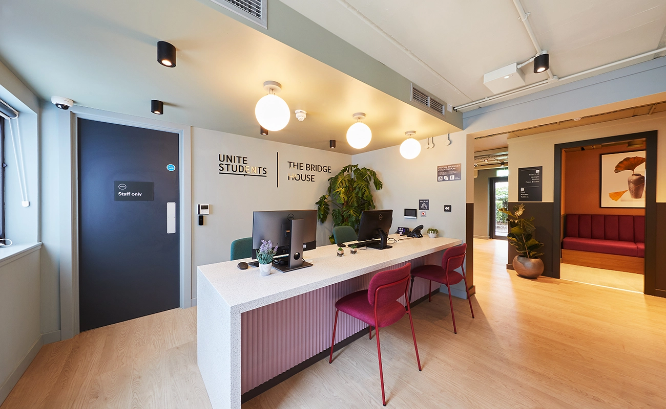 Reception area