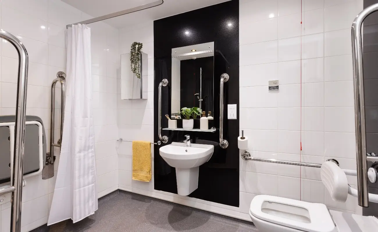 Accessible Studio bathroom