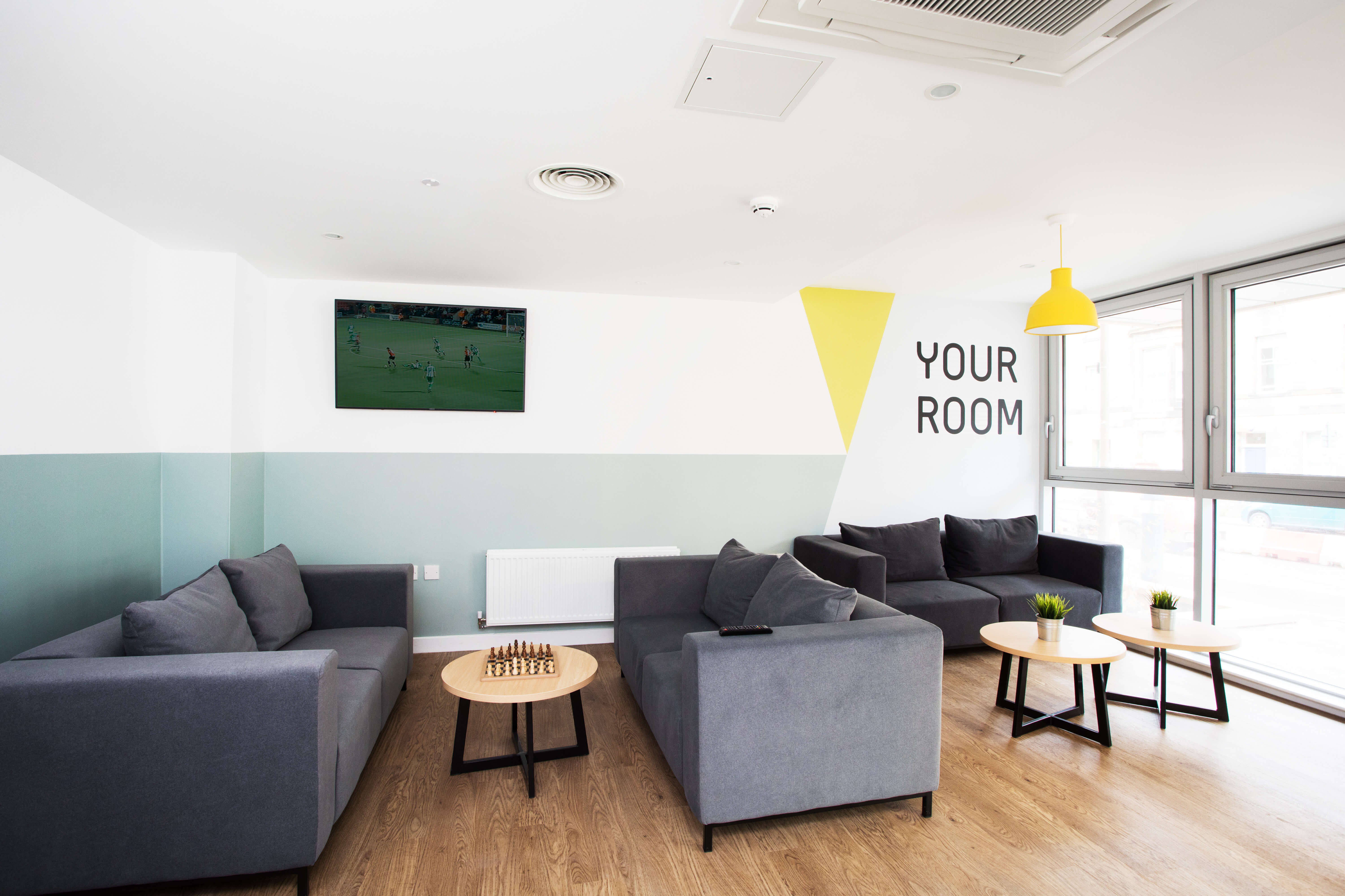 Common room at The Old Printworks