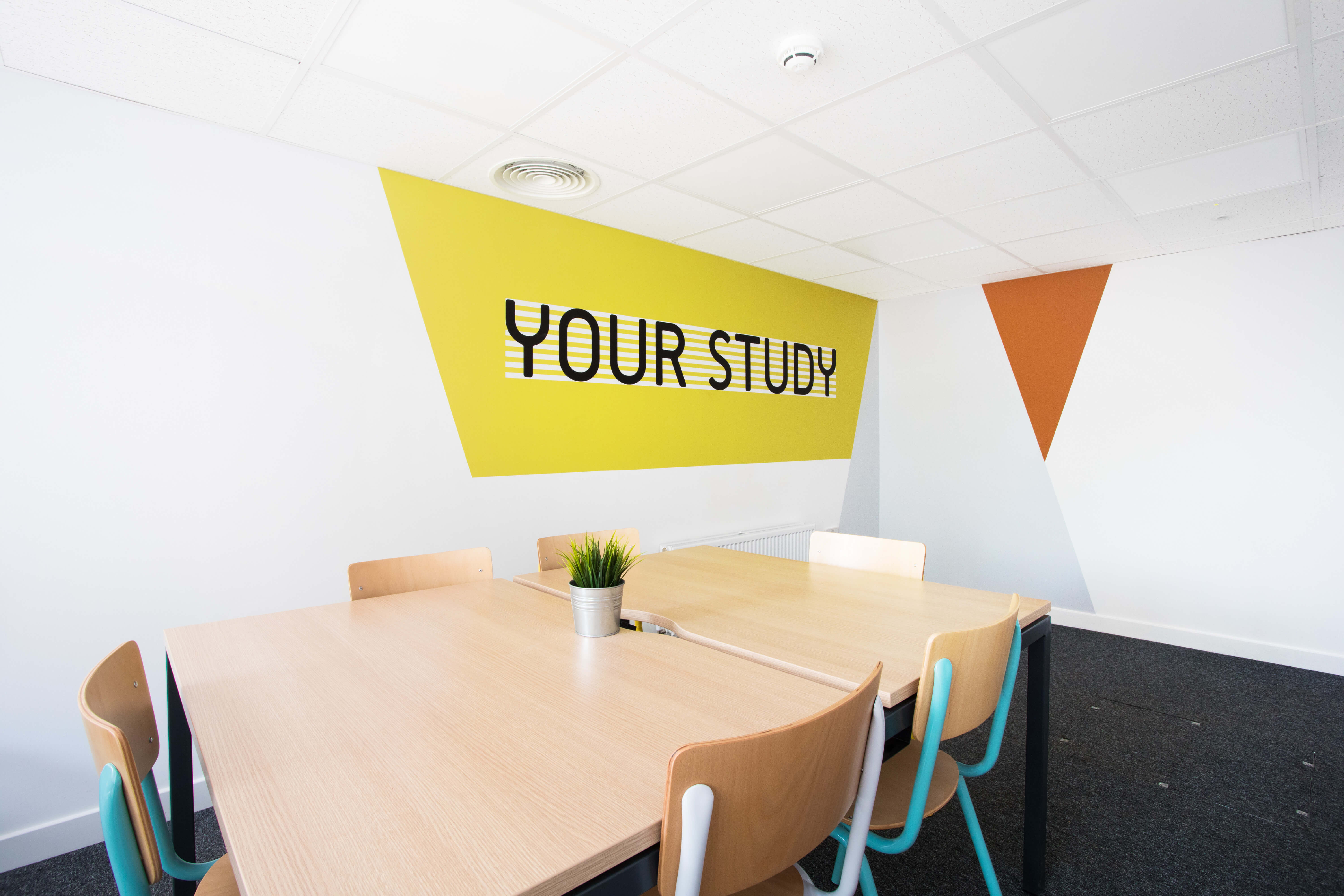 Study area at The Old Printworks
