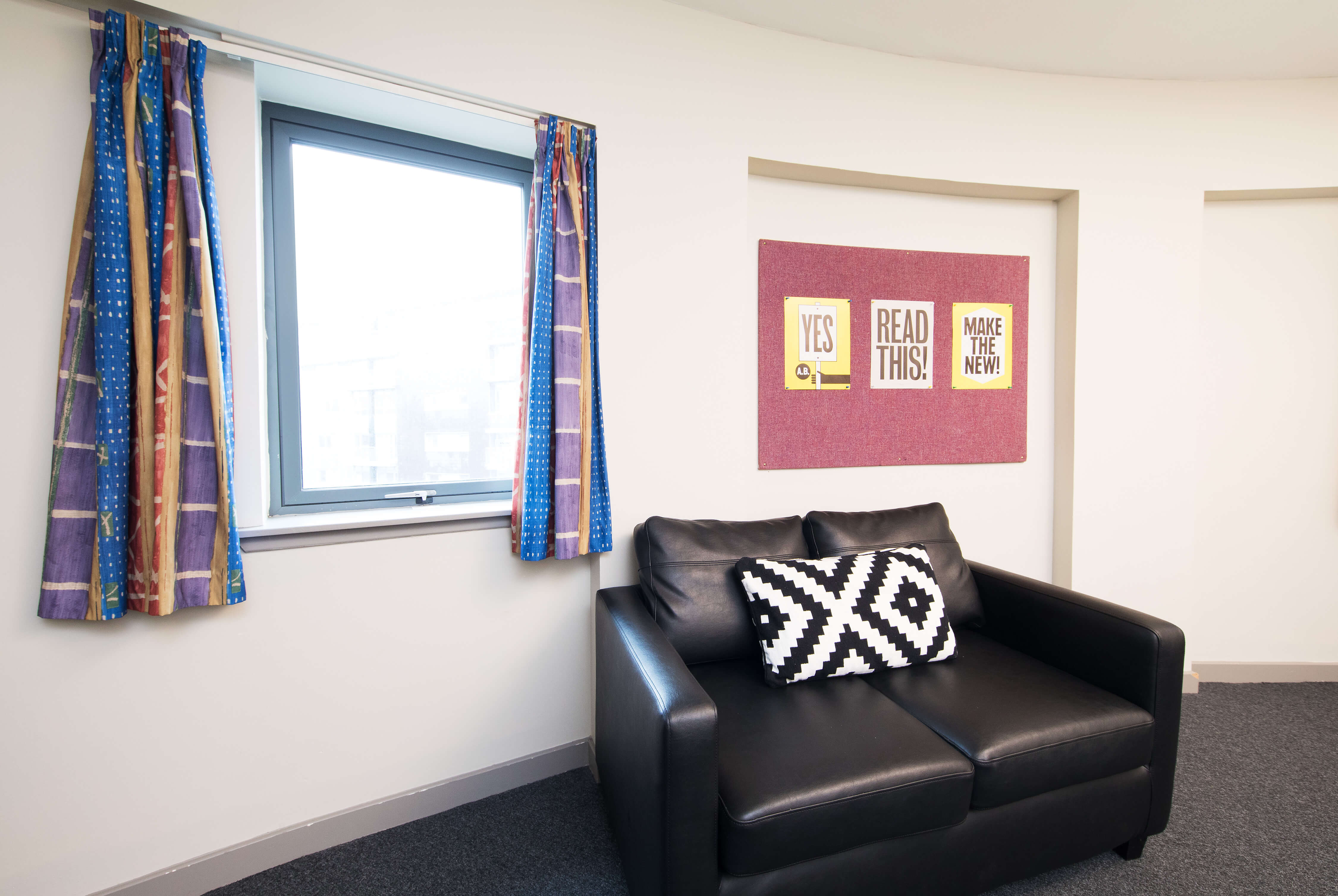 Study space and sofa seating