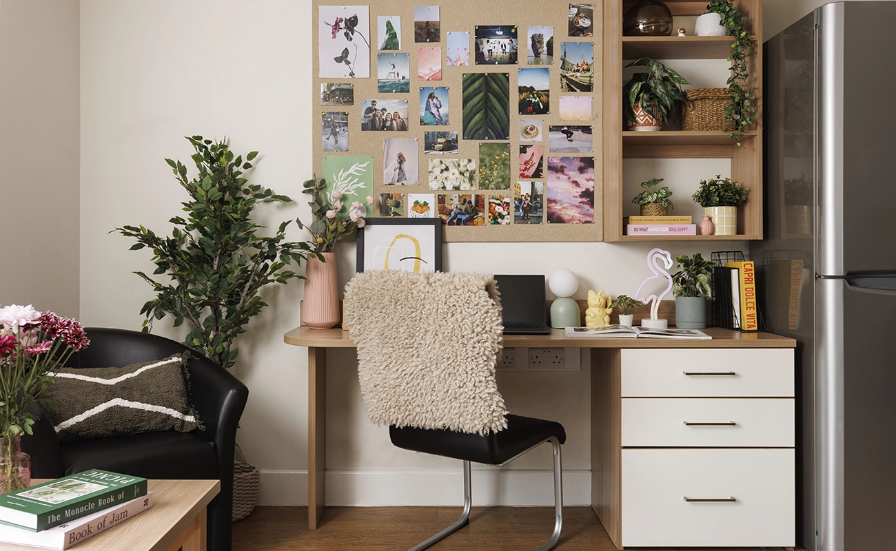 Study space in a One Bedroom Flat Classic