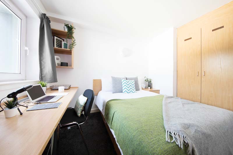 Study space in a Classic En-suite room at Kyle Park House