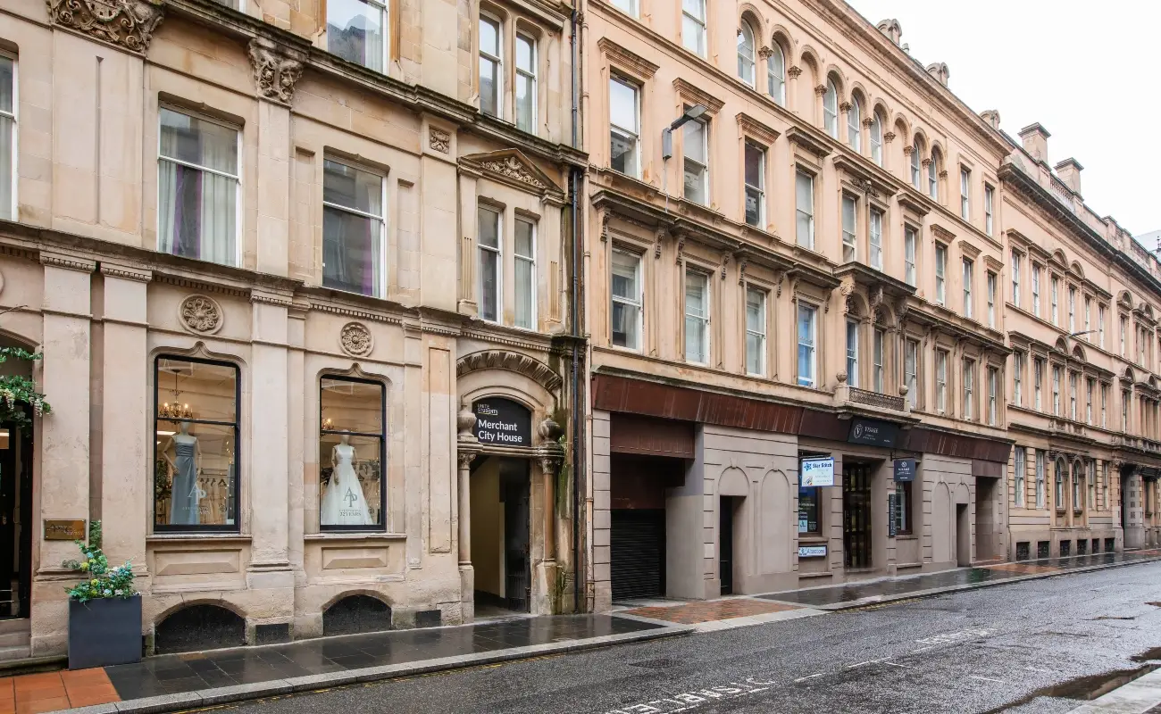 Exterior of the Merchant City House building