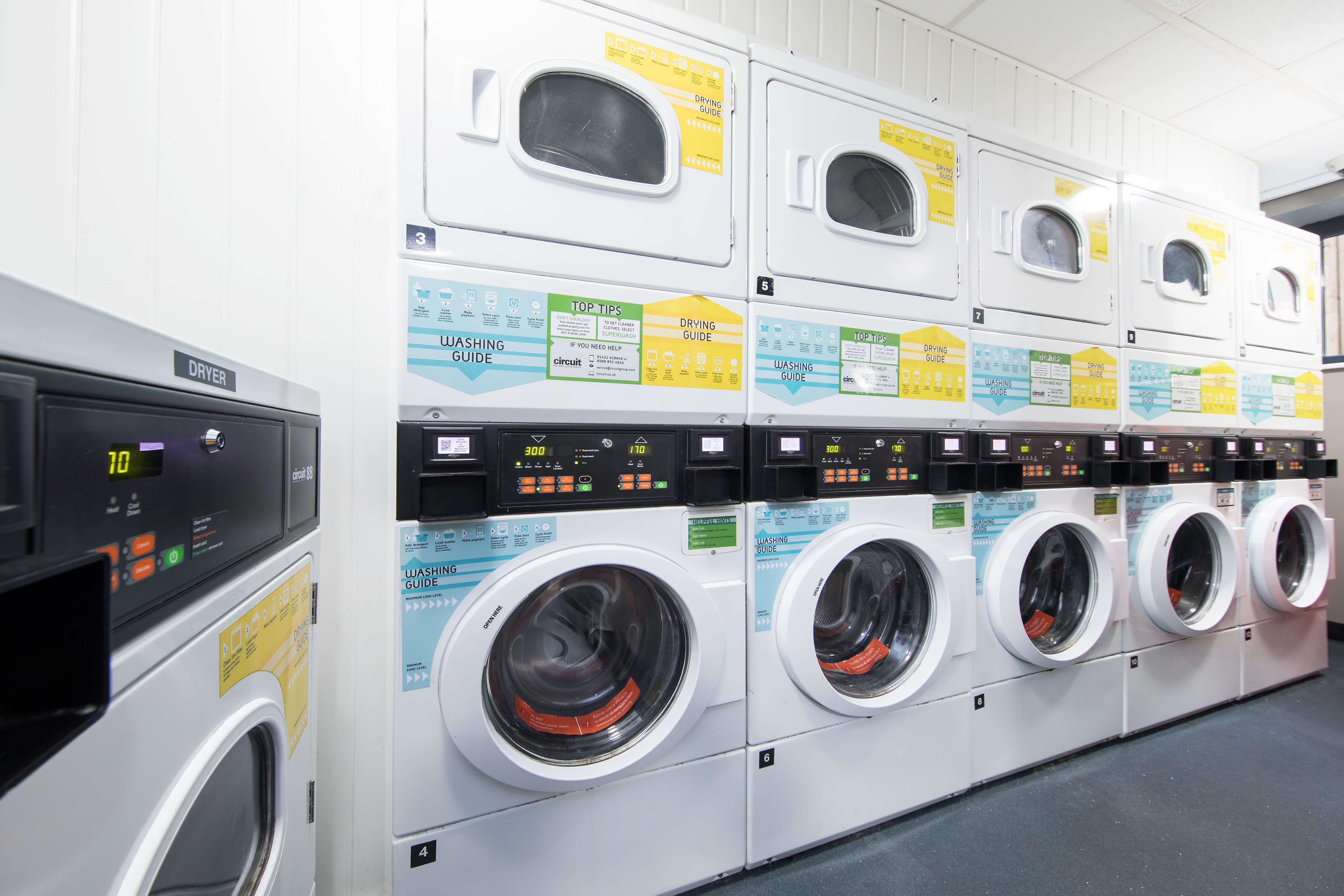 Laundry machines at Thurso Street