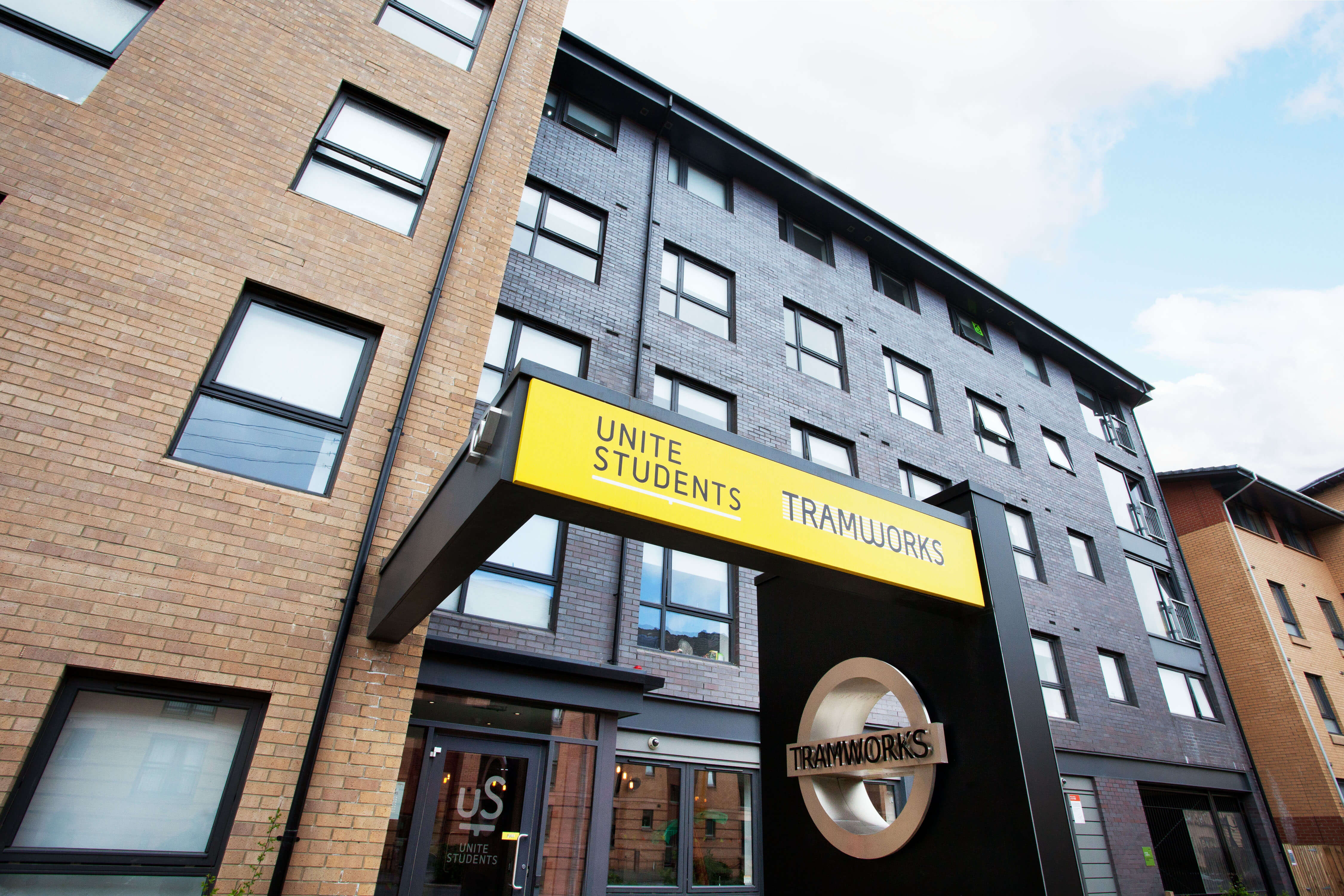 Unite Students accommodation at Tramworks in Glasgow