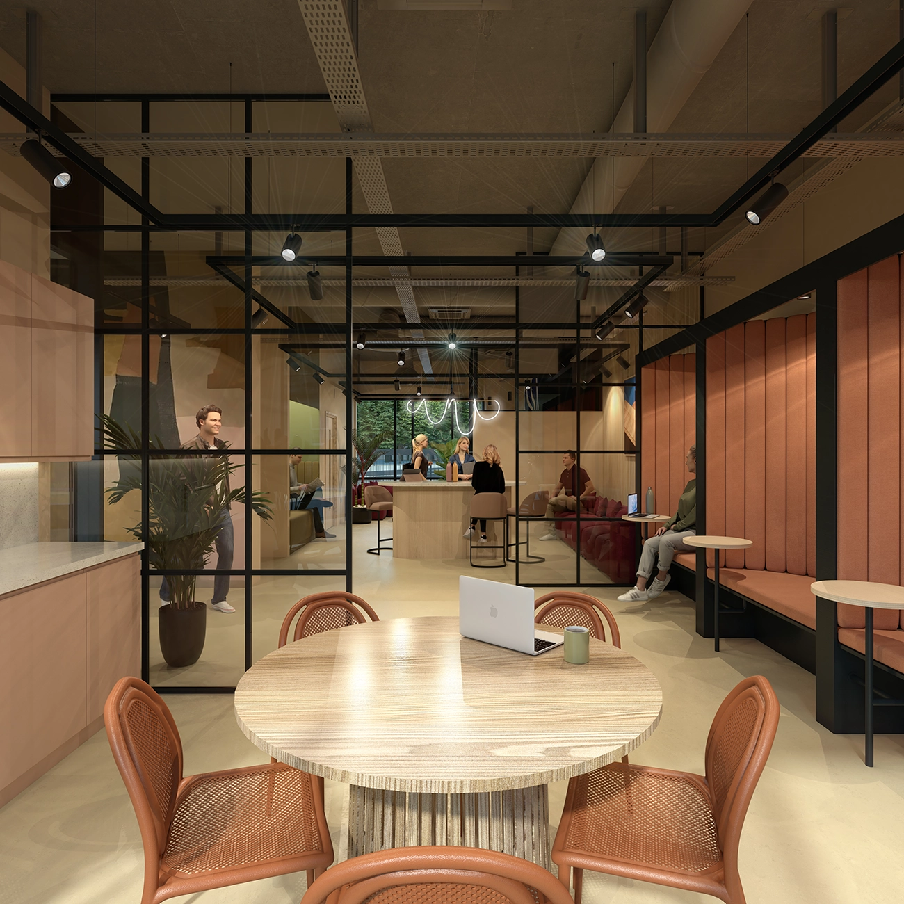 CGI of the new common area