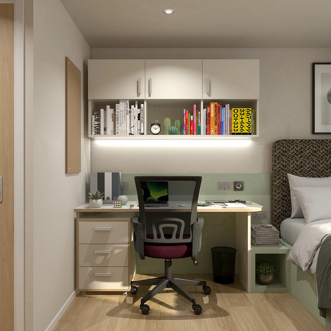 Study space in a Classic En-suite room