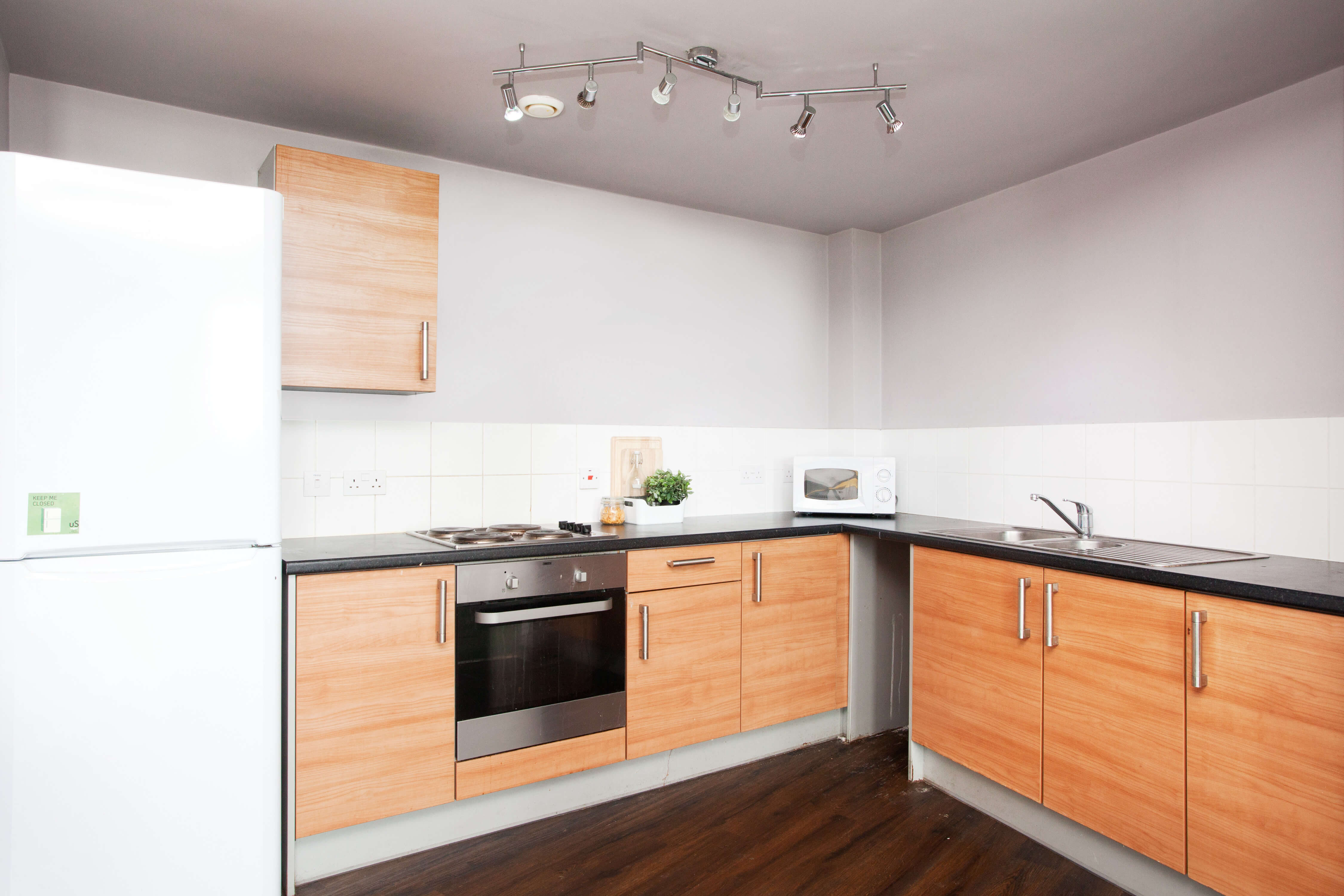 Shared kitchen area at Broadcasting Tower