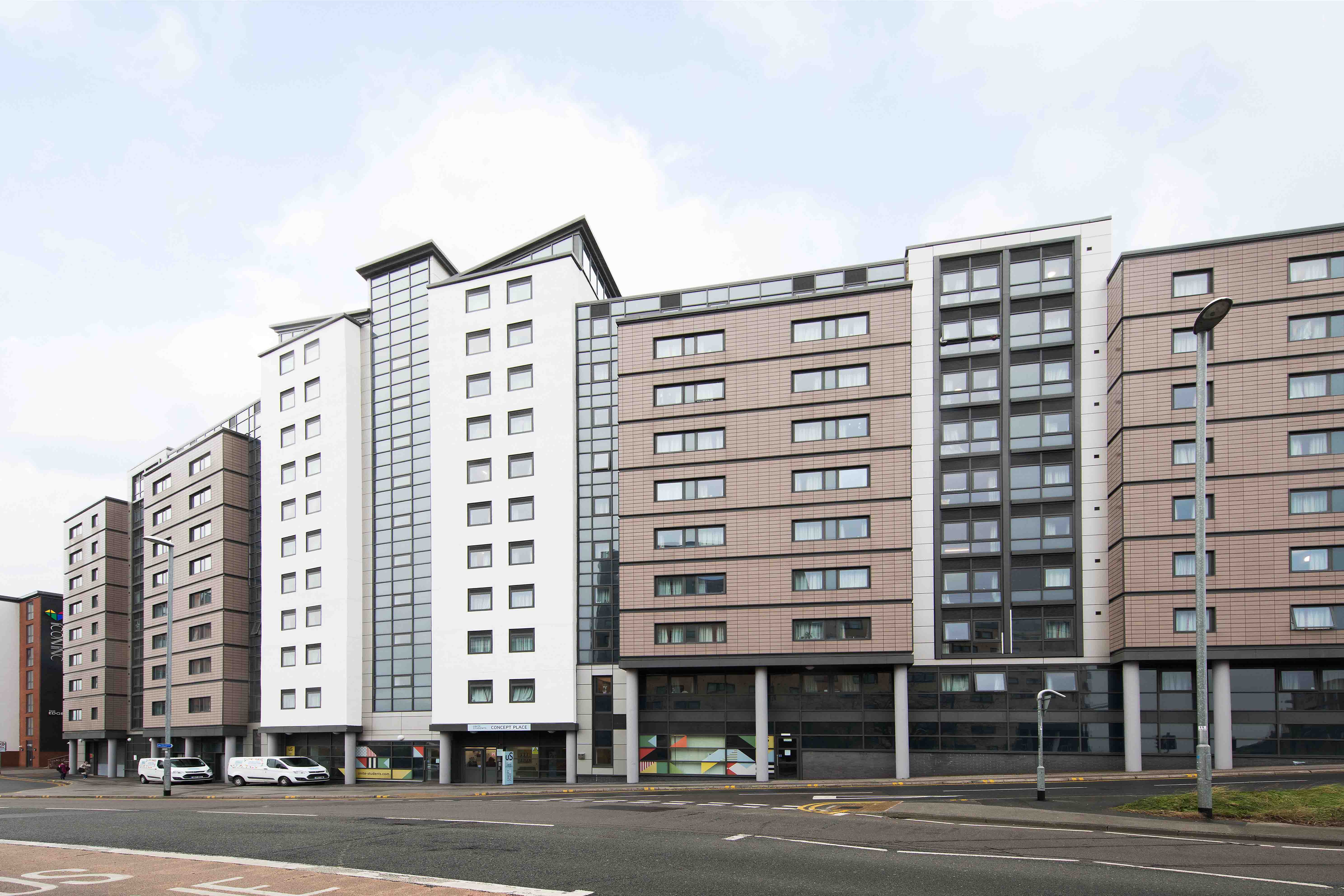 Unite Students accommodation at Concept Place in Leeds