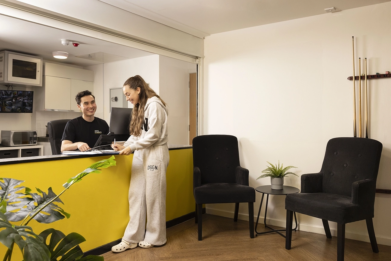 Reception area