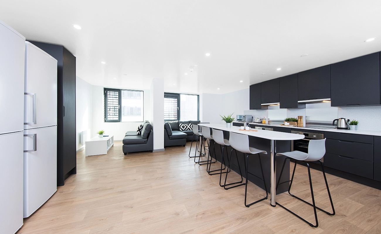 Shared kitchen for ensuite rooms