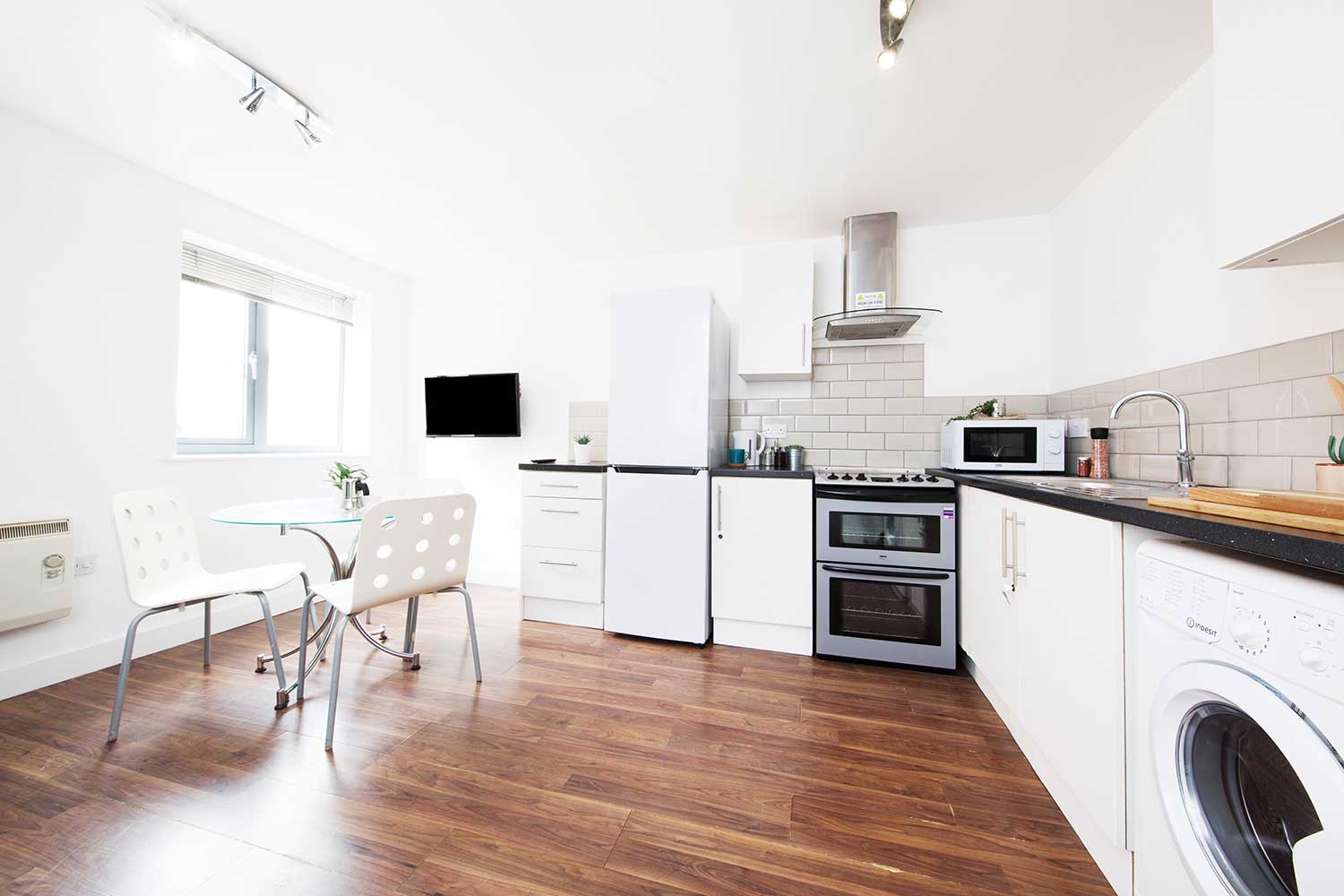 Shared kitchen at Grange Lane Apartments