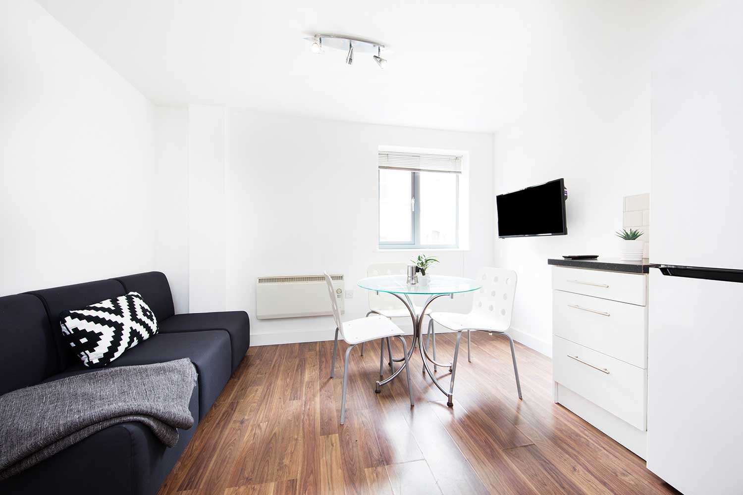 Shared kitchen at Grange Lane Apartments