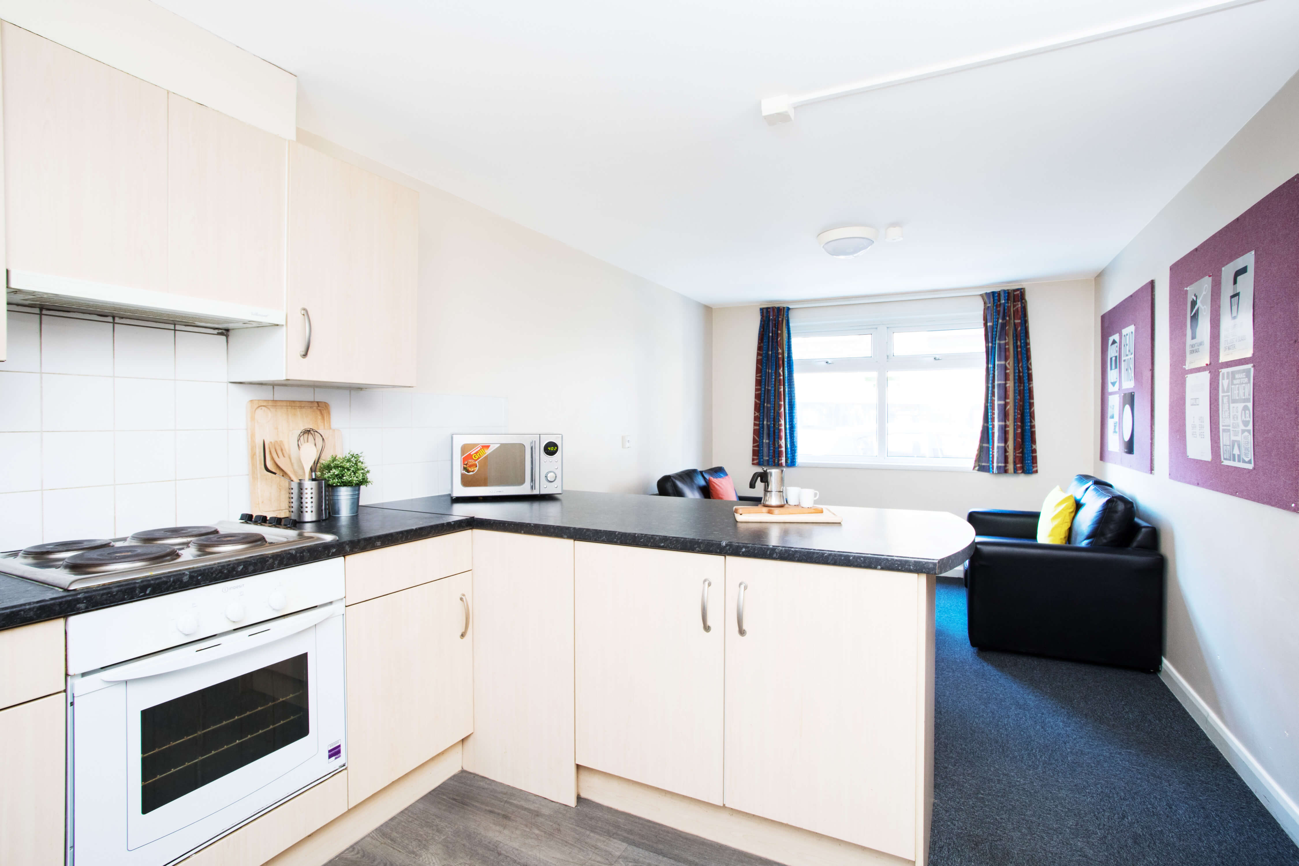 Shared kitchen area at St Martin's House